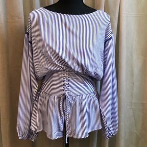 Better in Blue Corset Top